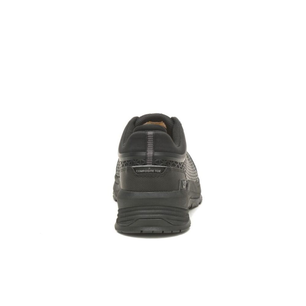 Caterpillar Mens Streamline 2.0 Composite Toe Black Shoes (NWT) - Picture 4 of 5